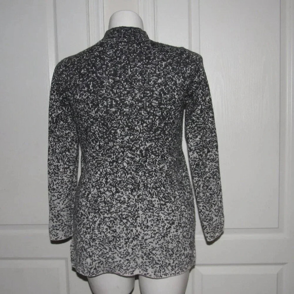 J. Jill PureJill  Mock Turtleneck Gray White Sweater Size S - Picture 3 of 7